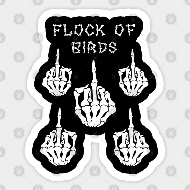 Flock of Birds Sticker by Grave Digs